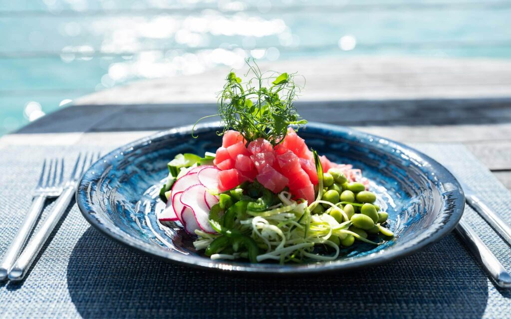 Waterfront dining at The Loren Turks & Caicos